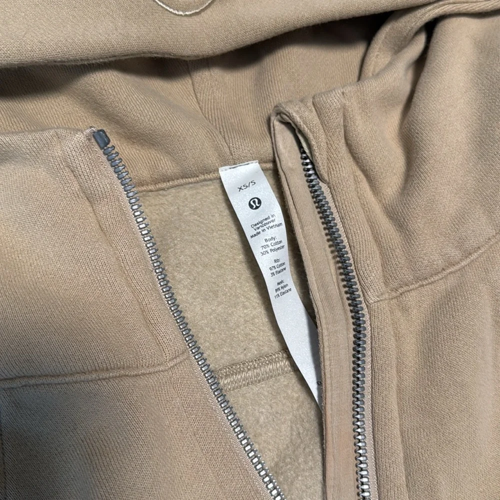 Lululemon Scuba Oversized 1/2 Zip Hoodie Trench - Picture 8 of 11